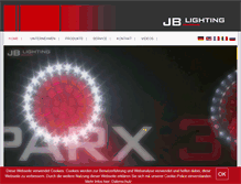 Tablet Screenshot of jb-lighting.de